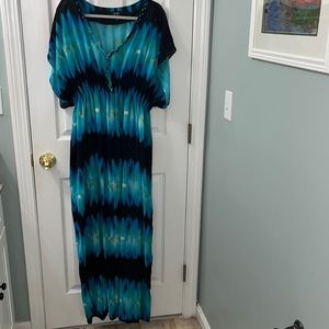 Size 16 Blue tie dye dress